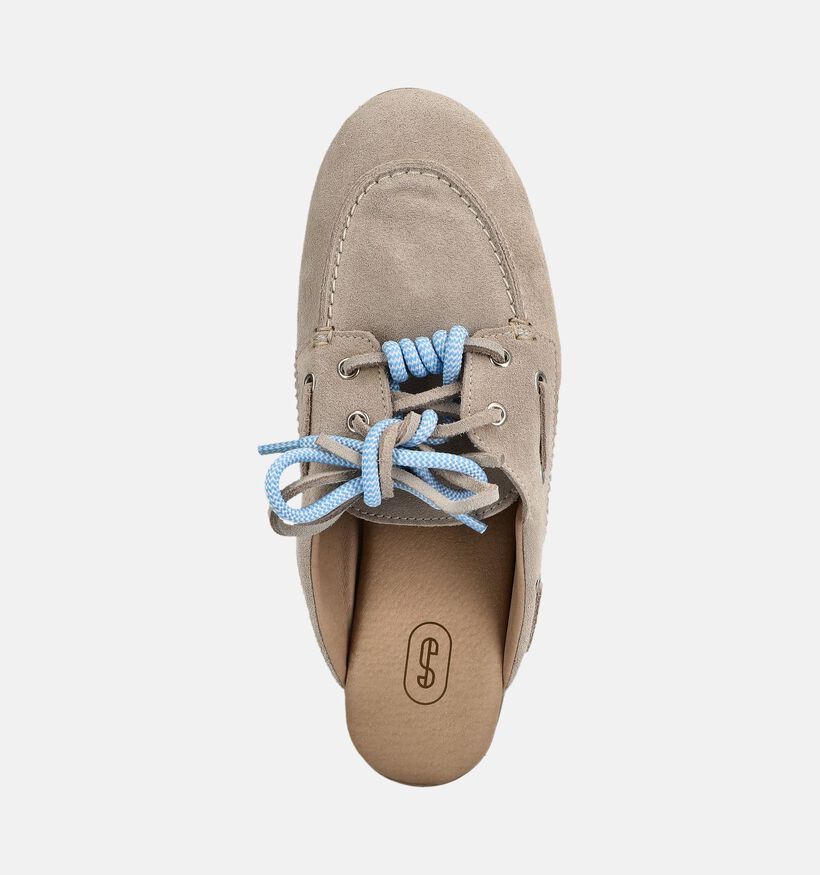 Shoecolate Beige Slippers voor dames (384042)