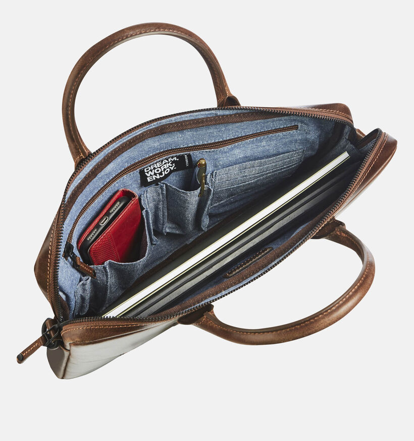 Maverick Bruine Laptoptas voor heren (373136)