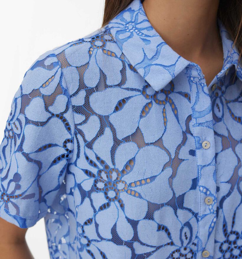 Vero Moda Mikka Blauwe Blouse voor dames (369391)