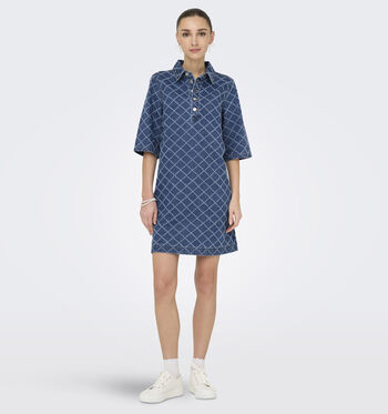 Midi jurk blauw
