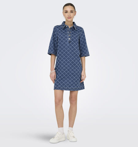 Midi jurk blauw
