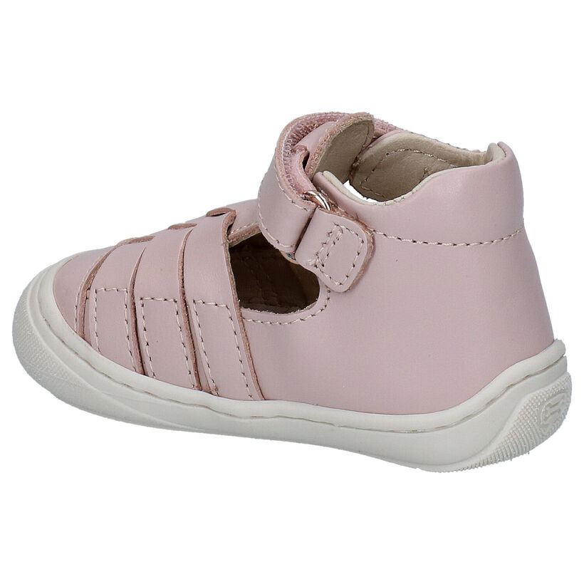 STONES and BONES Chaussures en Rose en cuir (287886)