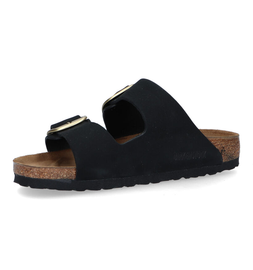 Birkenstock Arizona Big Buckle Nu-pieds en Noir pour femmes (322632)