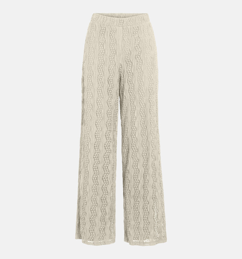 Vila ViLumena Pantalon large en Beige pour femmes (353026)