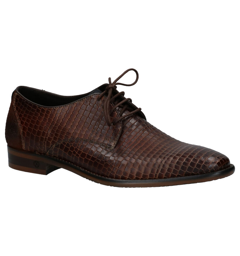 Ambiorix Danny Chaussures Habillées en Marron en cuir (263243)