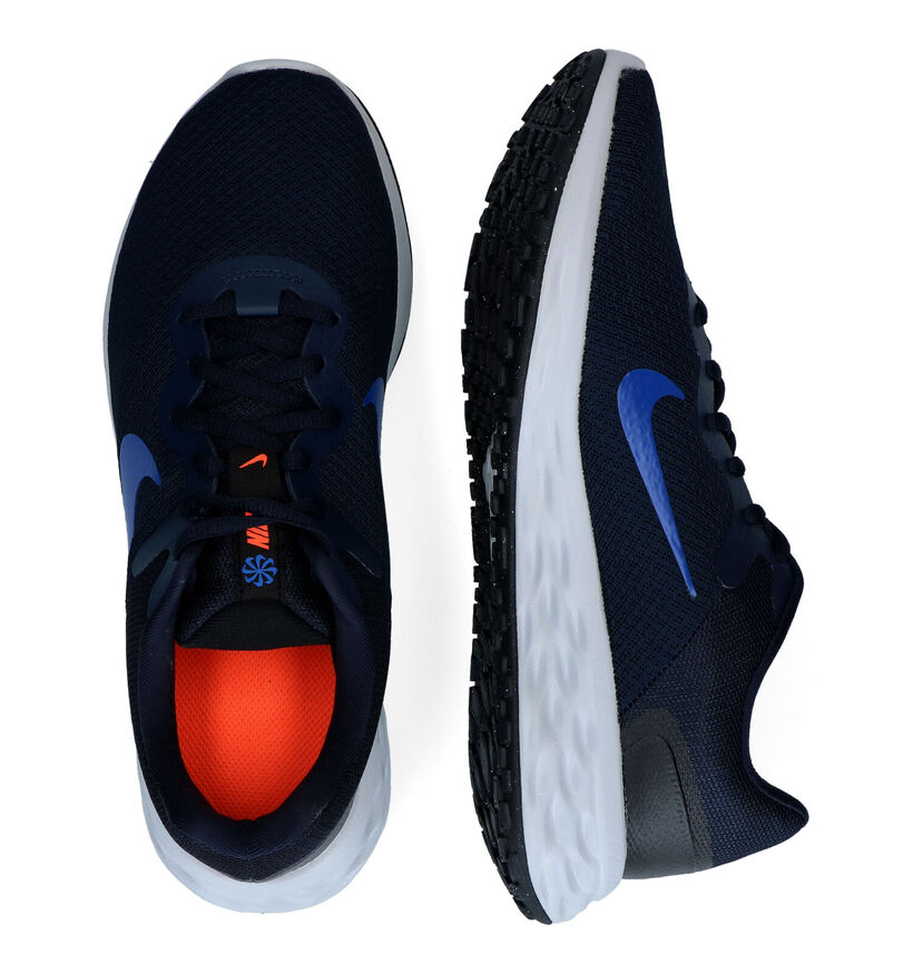 Nike Revolution 6 Blauwe Sneakers in stof (299363)