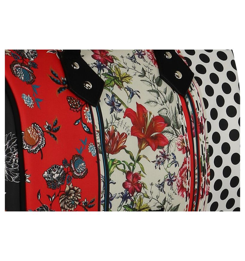 Multicolor Handtas Desigual met Bloemenprint, , pdp