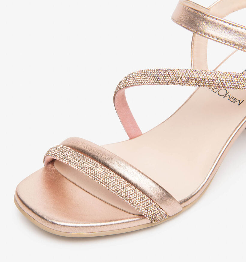 NeroGiardini Gouden Sandalen met hak voor dames (370600)