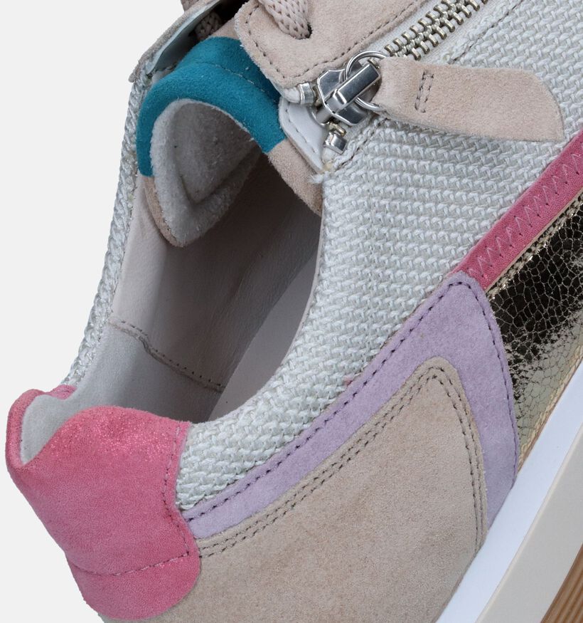 Gabor OptiFit Beige Sneakers voor dames (336149) - geschikt voor steunzolen
