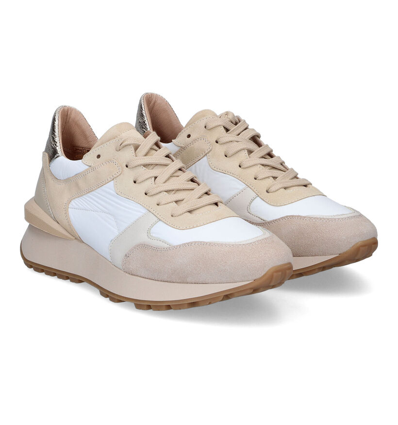 KMB Baskets casual en Beige clair pour femmes (309606) - pour semelles orthopédiques