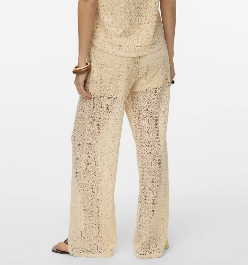 Vero Moda Maya Beige Wijde broek voor dames (353139)