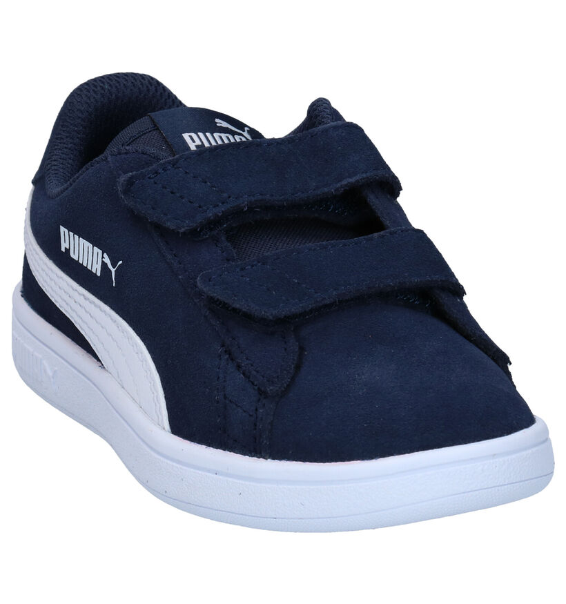 Puma Smash Baskets en Bleu en daim (293446)