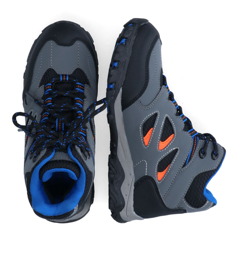 Regatta Holcombe Blauwe Wandelschoenen voor jongens (313309) - geschikt voor steunzolen