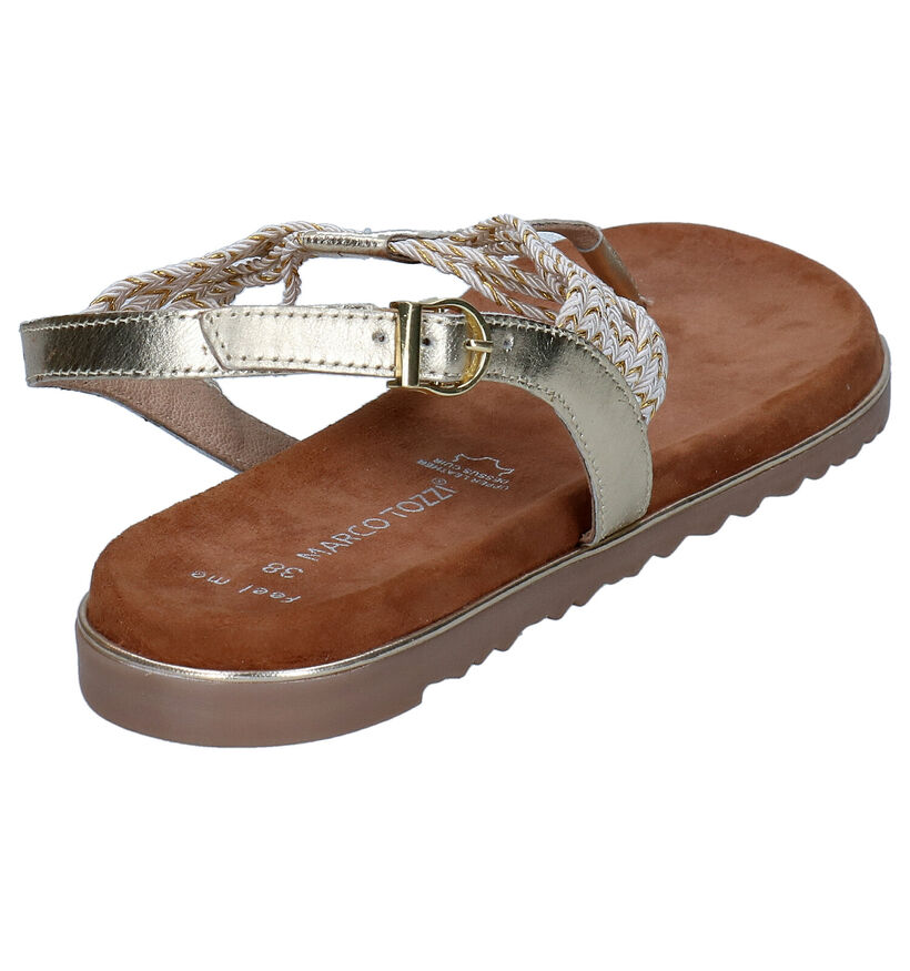 Marco Tozzi Gouden Sandalen voor dames (289620)