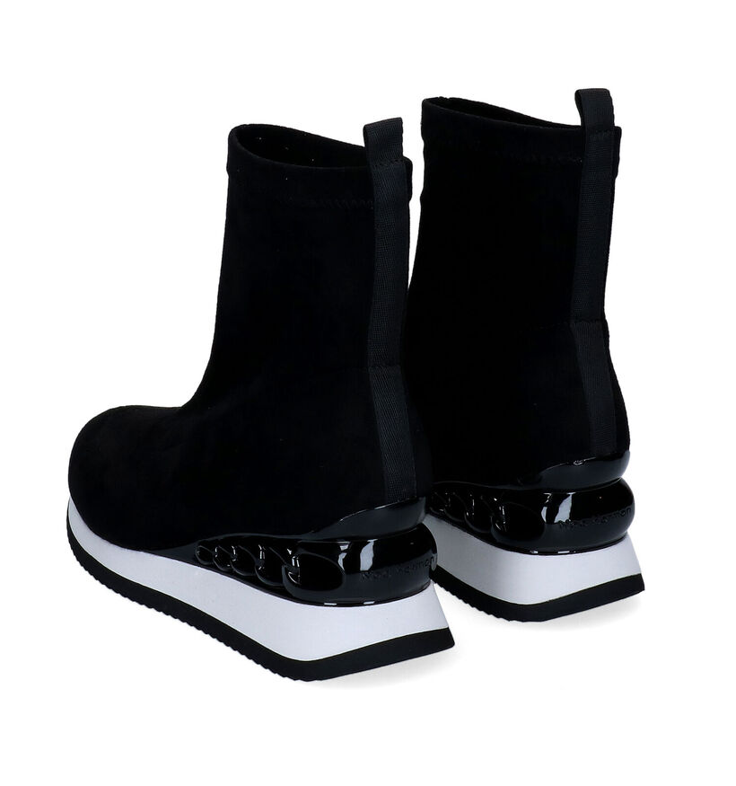 Noa Harmon Bottines à talons en Noir pour femmes (297803)