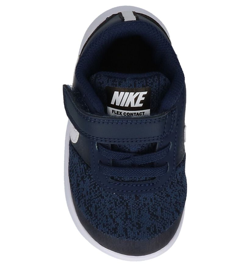 Donker Blauwe Babyschoentjes Nike Flex Contact in stof (206181)