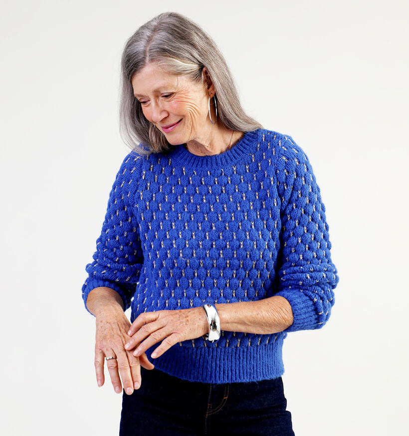 Vero Moda Winnie Blauwe Gebreide trui voor dames (329004)