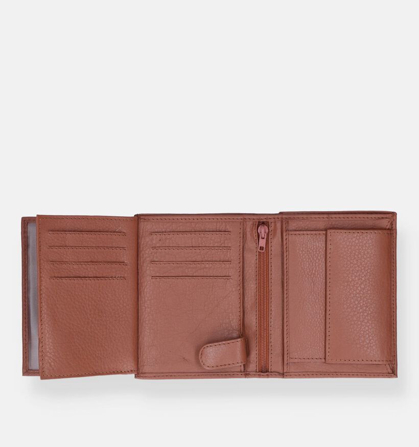 Euro-Leather Cognac Portefeuille voor heren (338200)