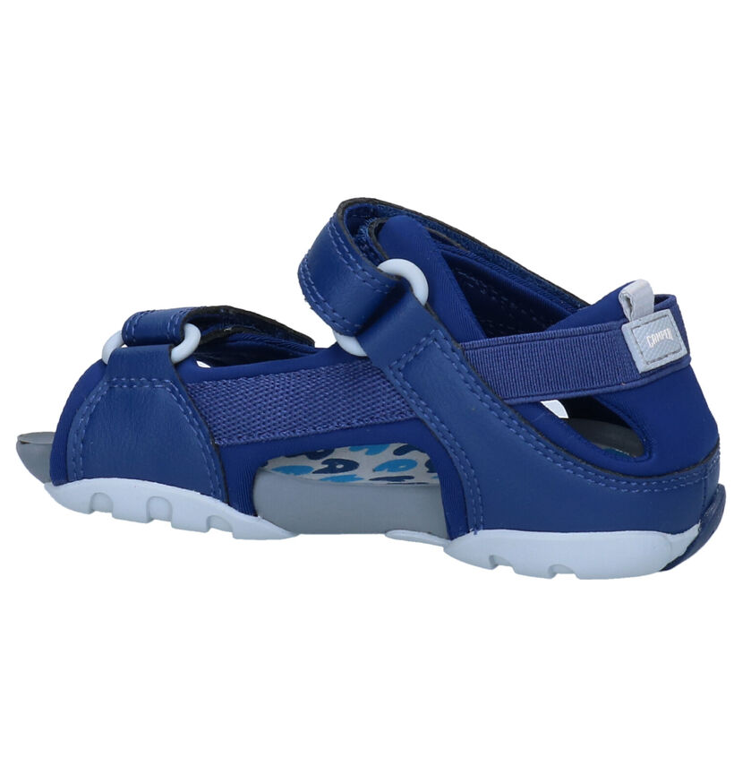 Camper Sandales en Bleu foncé en textile (288738)