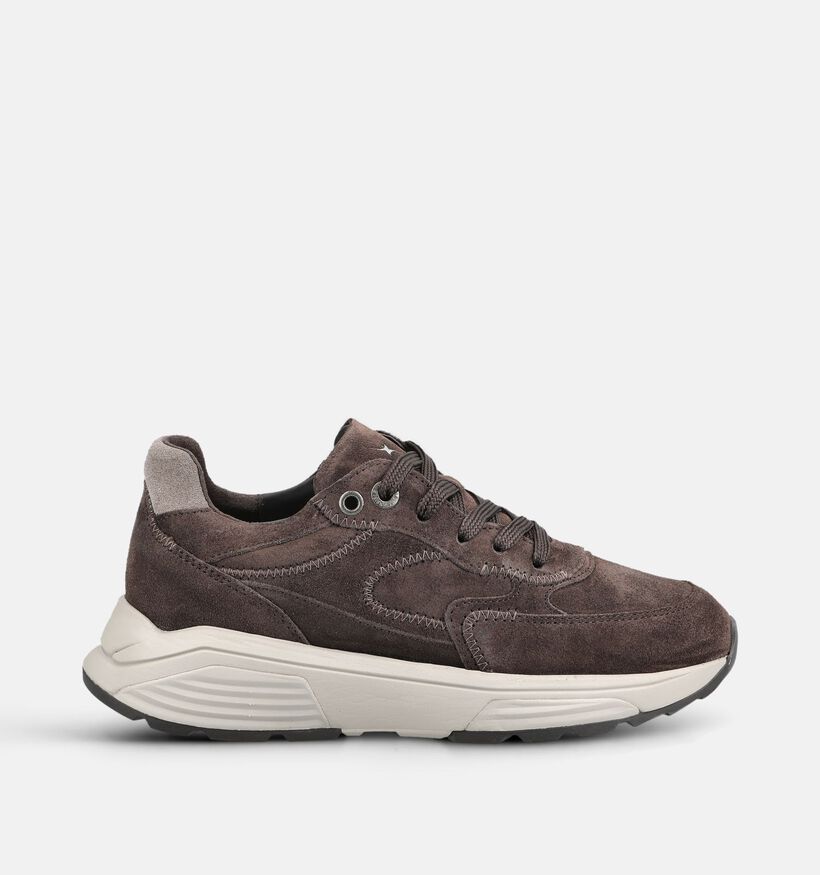 Xsensible Ponte Vecchio Donkerbruine Sneakers voor dames (379009) - geschikt voor steunzolen