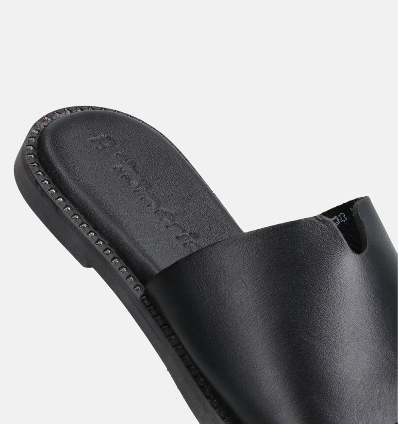Tamaris Nu-pieds plates en Noir pour femmes (371669)