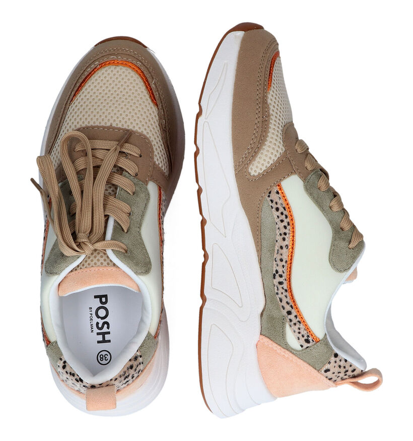Posh by Poelman Bruine Sneakers voor dames (345006)