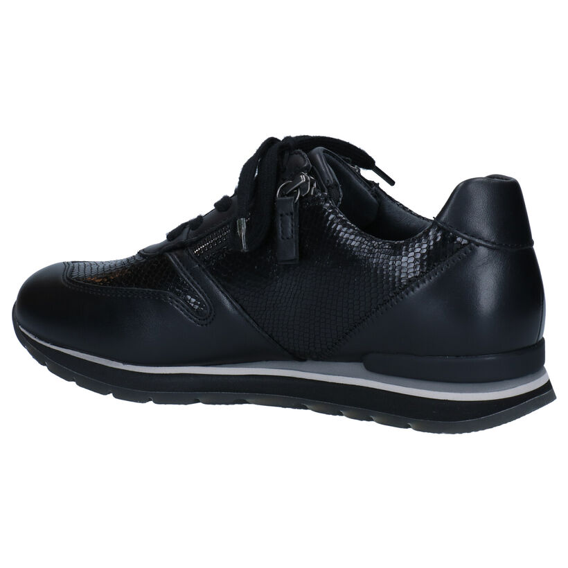 Gabor OptiFit Chaussures à lacets en Noir en cuir (282315)