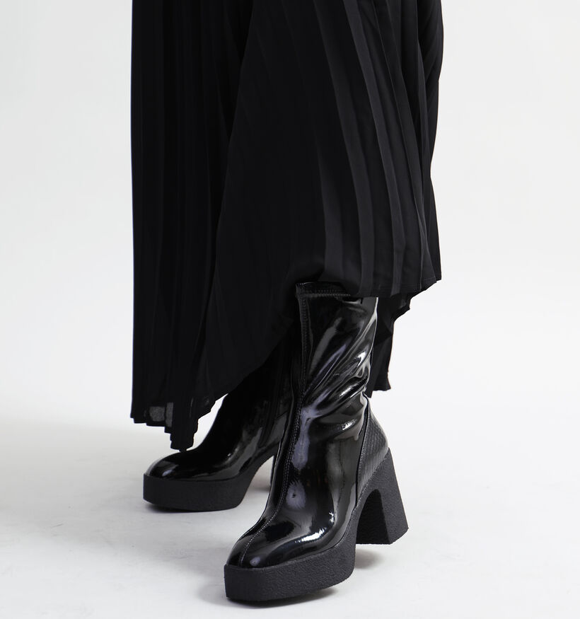 Noa Harmon Bottines à talons en Noir pour femmes (333384)