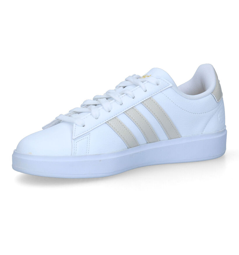 adidas Grand Court 2.0 Baskets sportives en Blanc pour femmes (356989) - pour semelles orthopédiques