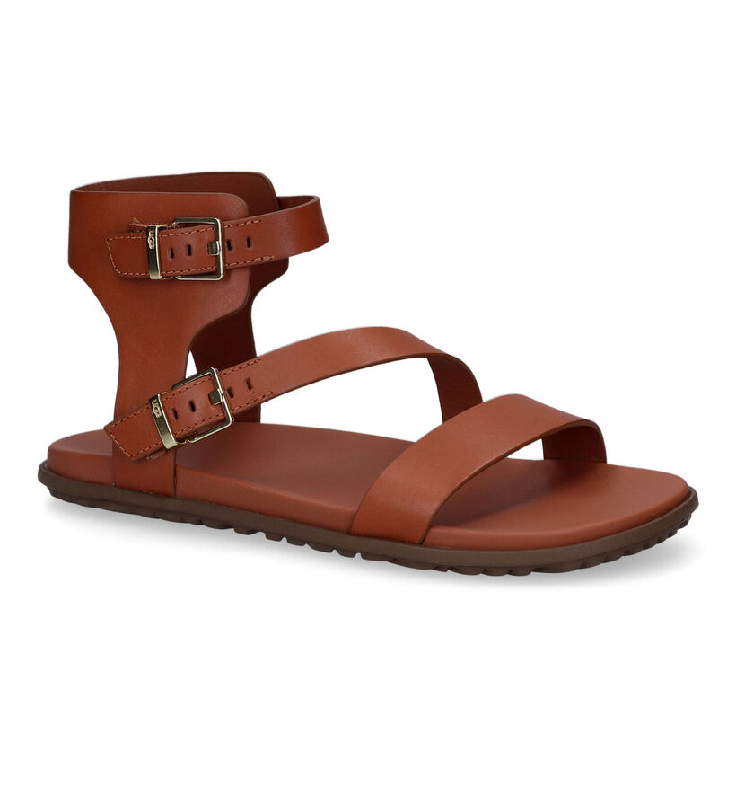 UGG Solivan Strap Cognac Sandalen voor dames (303422)