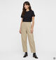 Vila Eponine Barrel Pantalon classique en Beige pour femmes (383836)