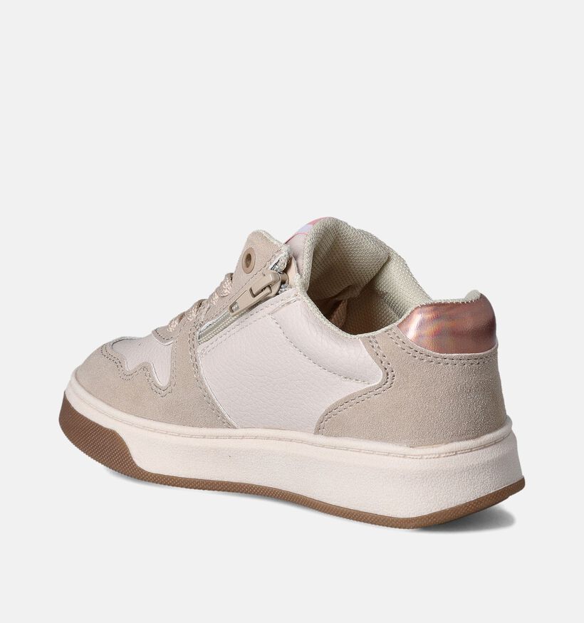 Milo & Mila Baskets basses en Beige pour filles (354175) - pour semelles orthopédiques