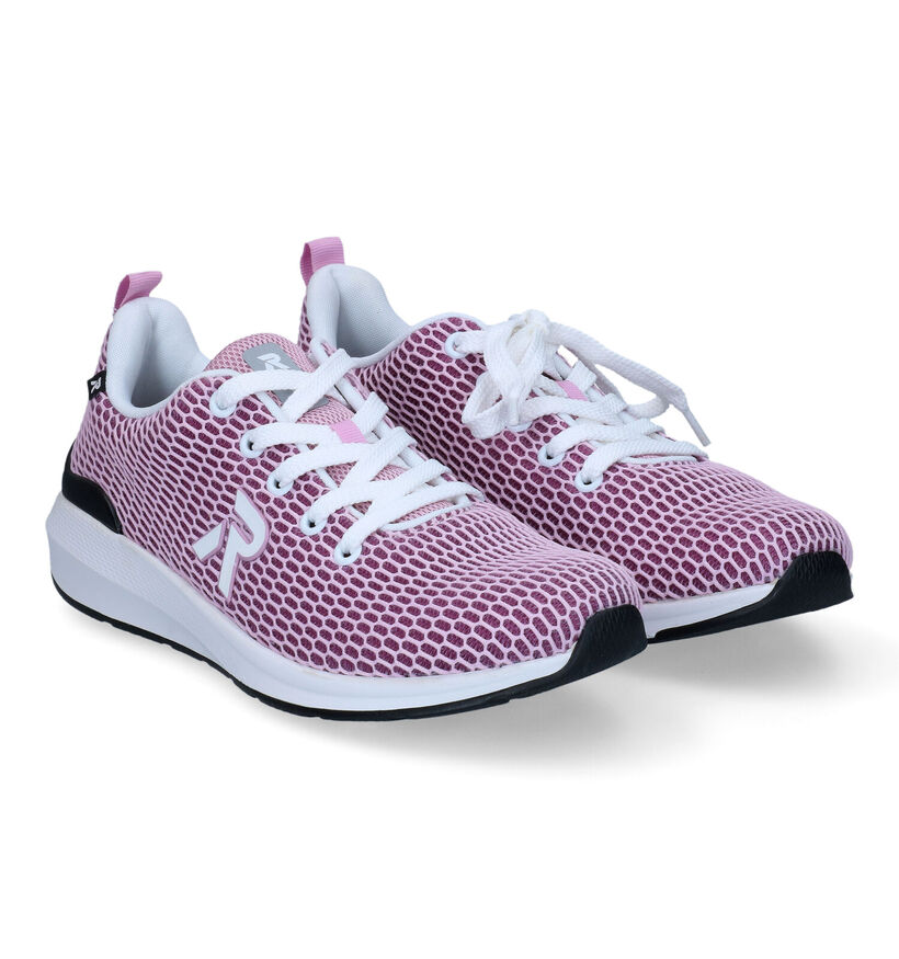 R-Evolution Baskets casual en Rose pour femmes (310165) - pour semelles orthopédiques