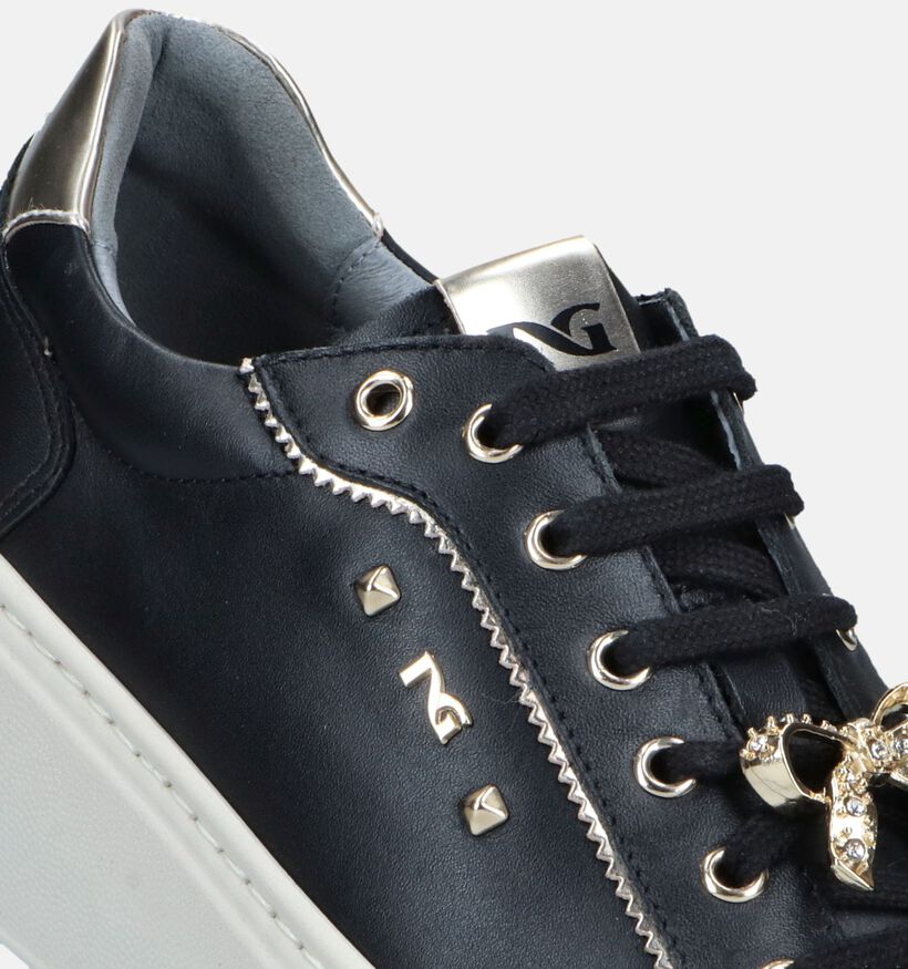 NeroGiardini Zwarte Sneakers voor dames (345563) - geschikt voor steunzolen