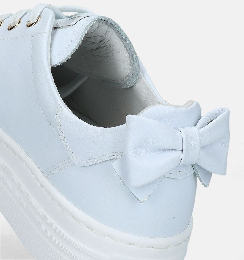 NeroGiardini Witte Sneakers voor dames (337147) - geschikt voor steunzolen