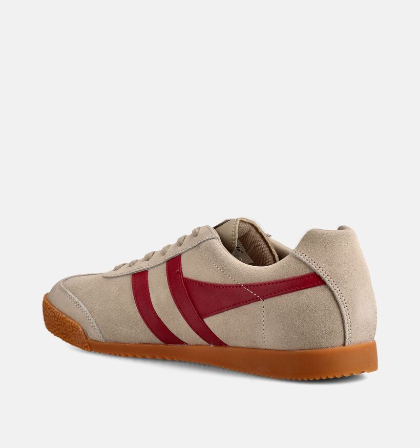Gola Harrier Taupe Veterschoenen voor heren (368590) - geschikt voor steunzolen