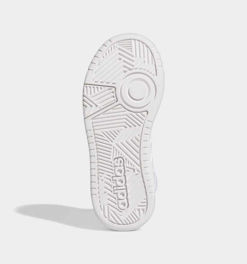 adidas Hoops 3.0 MID K Witte Hoge sneakers voor jongens, meisjes (341639)