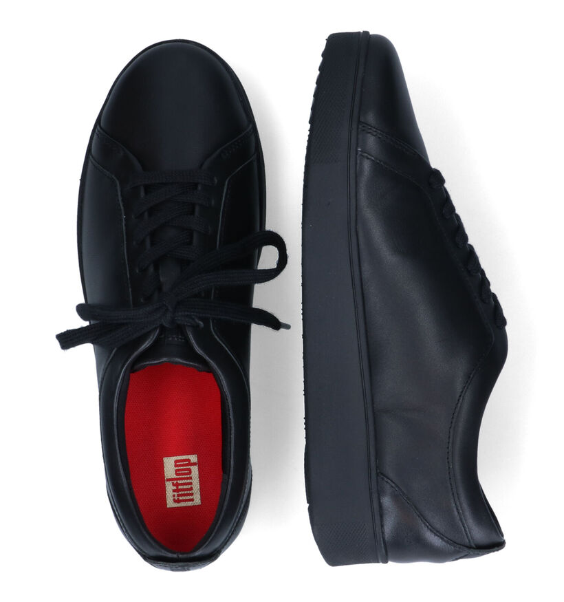 FitFlop Rally Zwarte Sneakers voor dames (329065) - geschikt voor steunzolen