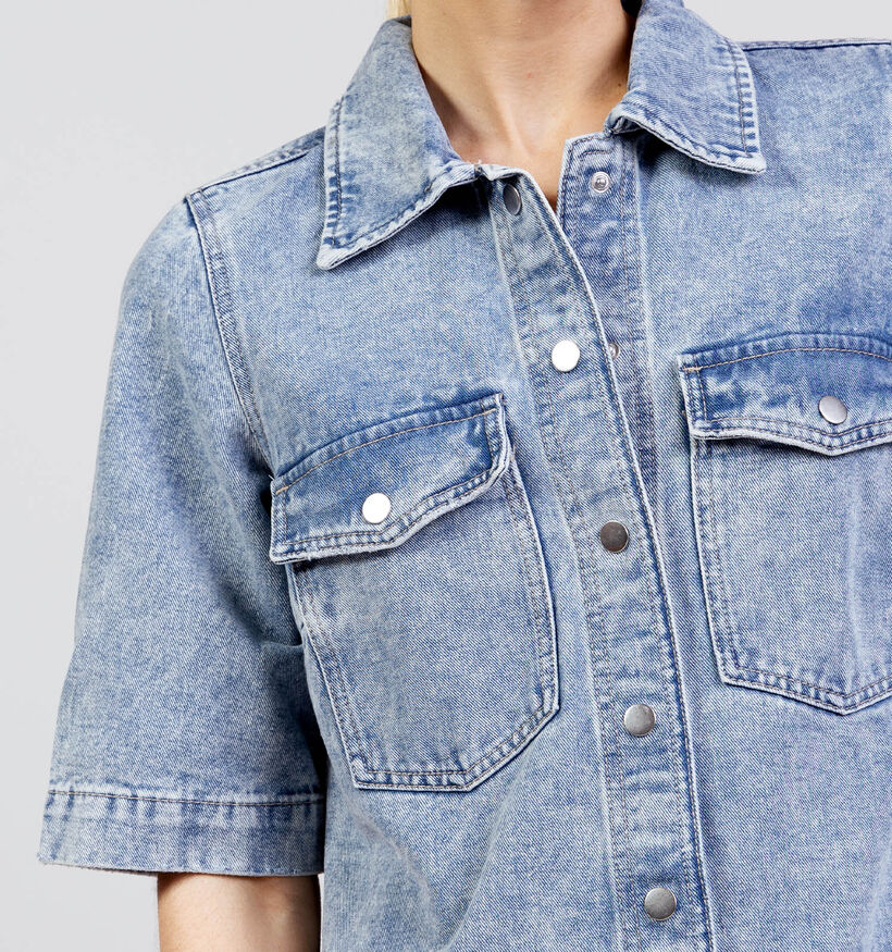 Vero Moda Fenja Short Denim Blauwe Jurk voor dames (367155)