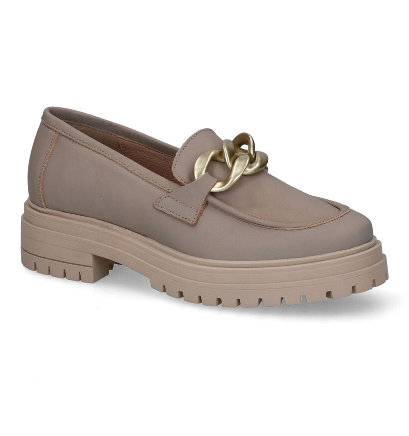 Sweet Lemon Bouleau Mocassins en Taupe pour femmes (309212)