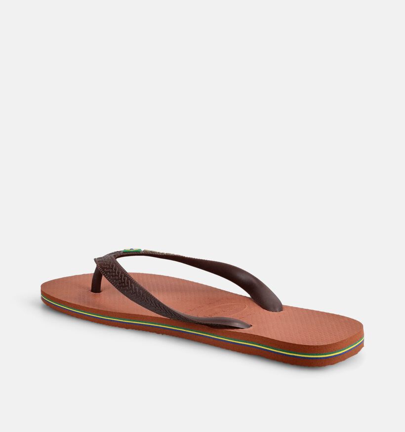 Havaianas Brasil Bruine Teenslippers voor heren (373006)