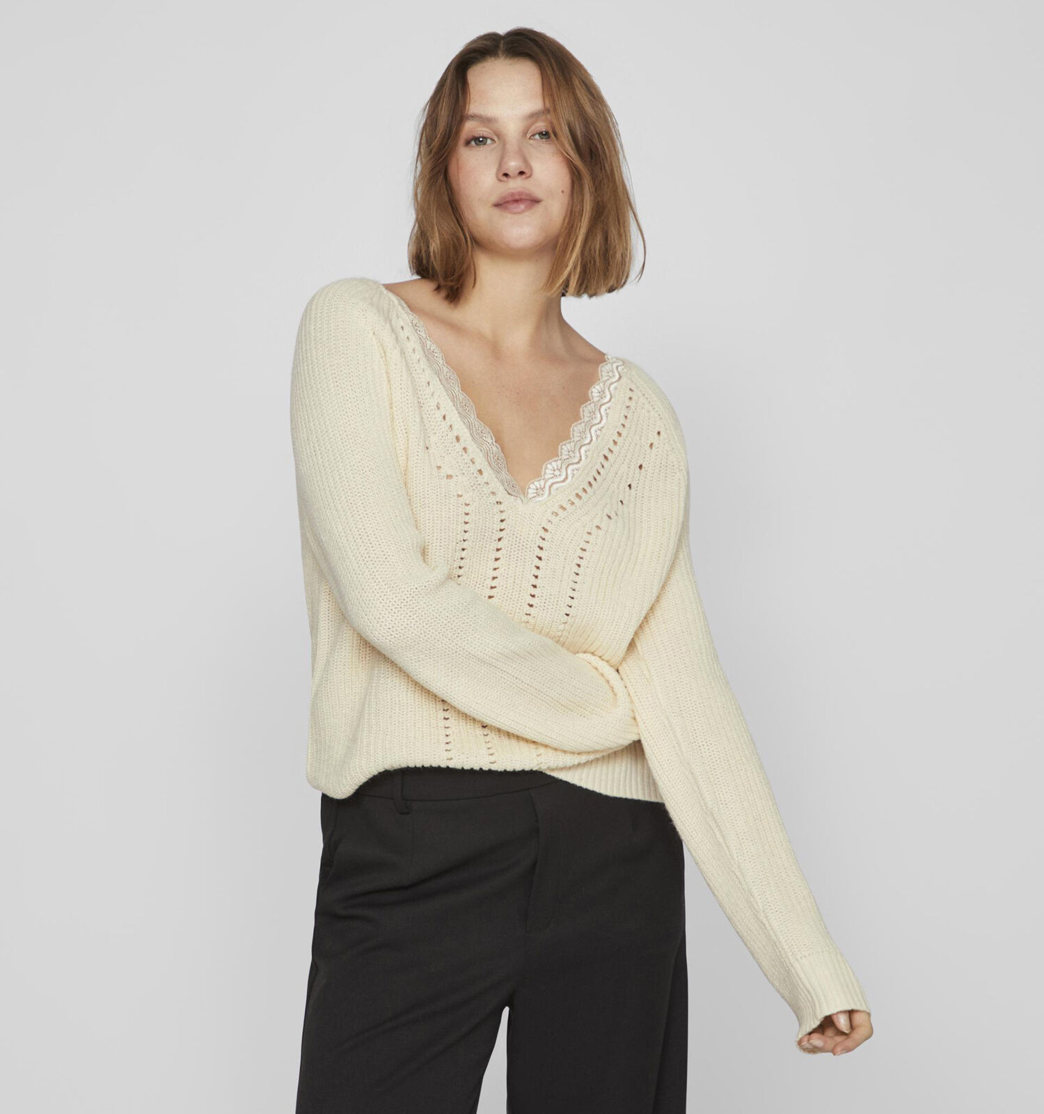 Beige pull dames 2025