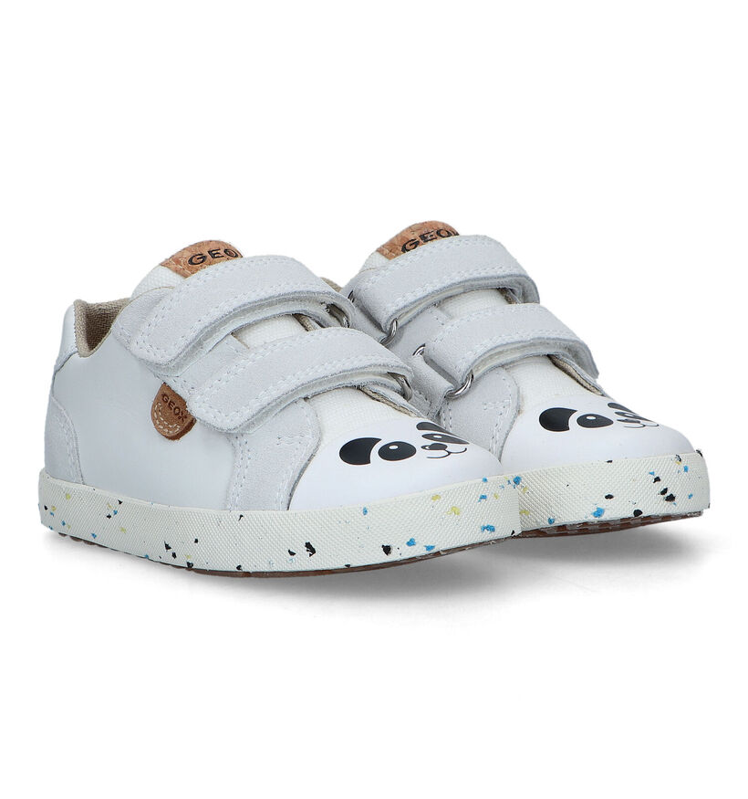 Geox Kilwi WWF Chaussures en Blanc pour filles, garçons (326592) - pour semelles orthopédiques