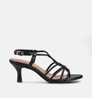 Marco Tozzi Sandalen Zwart/Goud