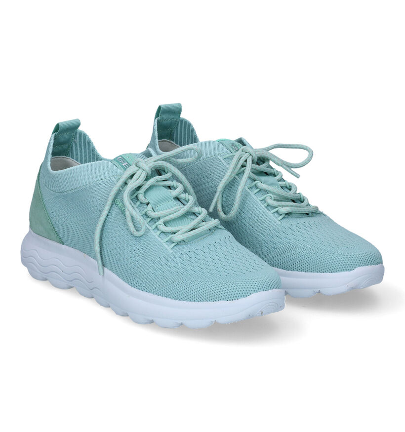 Geox Spherica Rode Sneakers voor dames (303645) - geschikt voor steunzolen