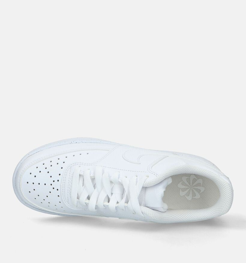 Nike Court Vision Low Next Nature Baskets en Blanc pour femmes (332405)