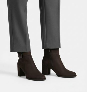 Marco Tozzi Enkellaarsjes Bruin/Taupe/Blauw