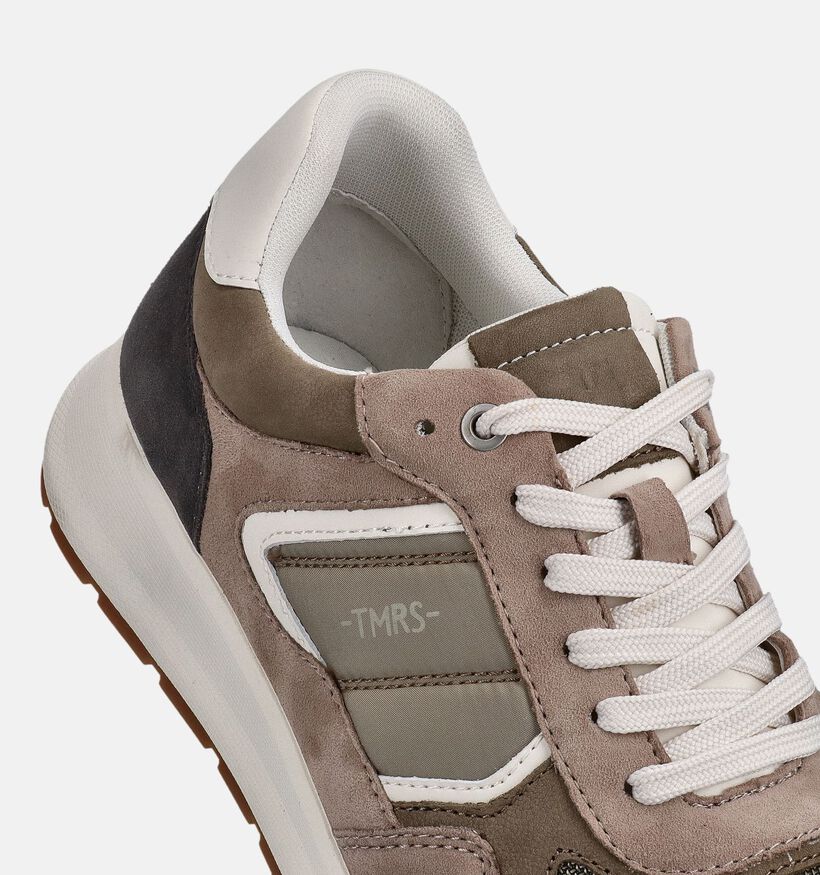 Tamaris Olive Comb Groene Sneakers voor heren (368816) - geschikt voor steunzolen