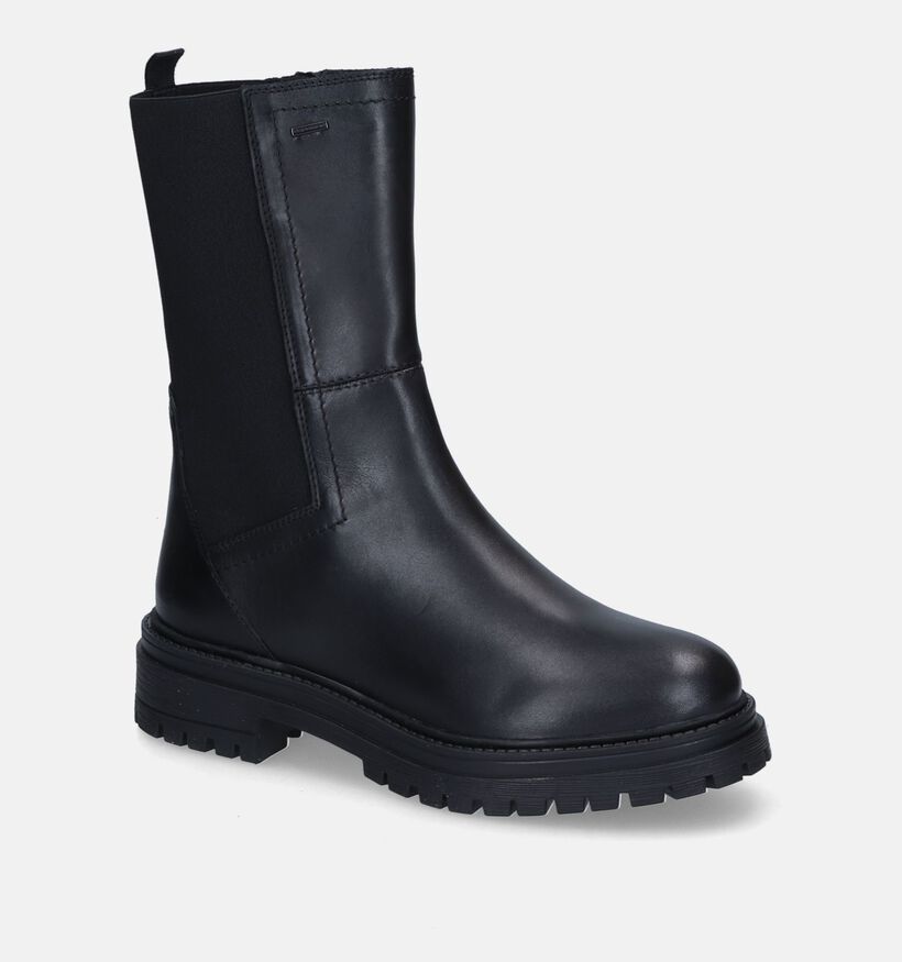 Geox Iridea Bottines en Noir pour femmes (313665) - pour semelles orthopédiques