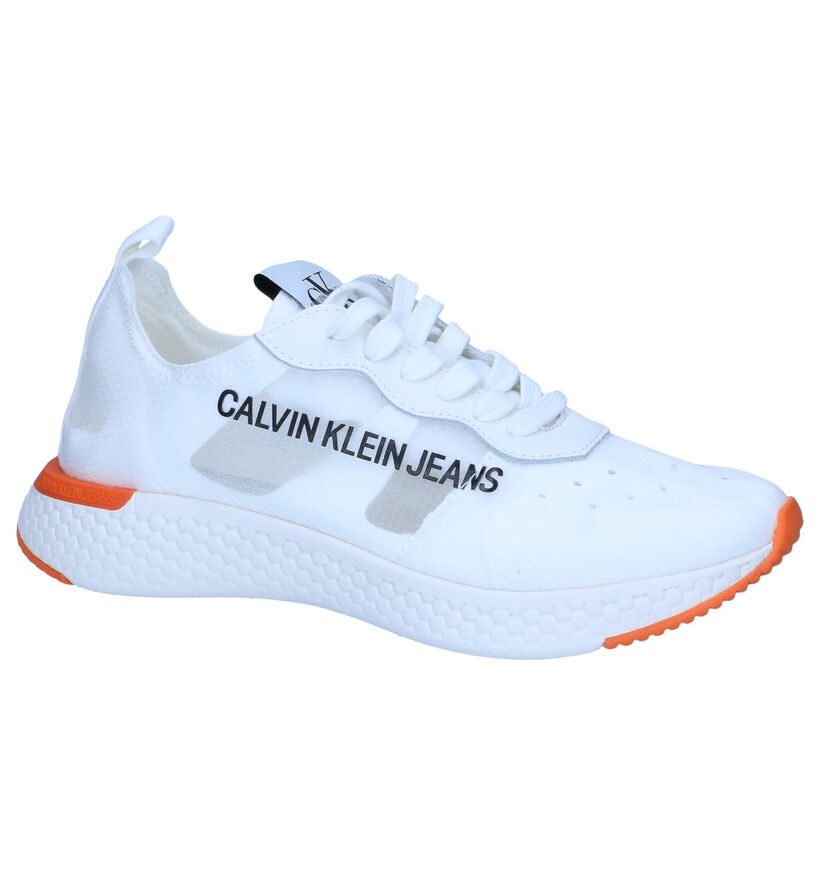 Witte Sneakers Calvin Klein Alexia in stof (241600)